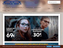 Tablet Screenshot of opticabaca.com